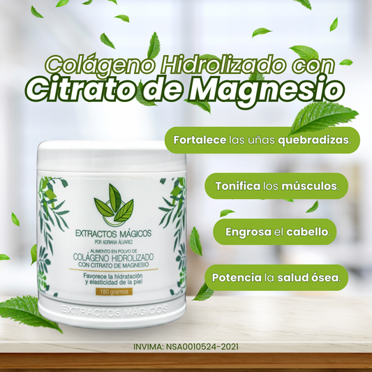 Colágeno Hidrolizado 100% Natural – Piel, Cabello y Articulaciones
