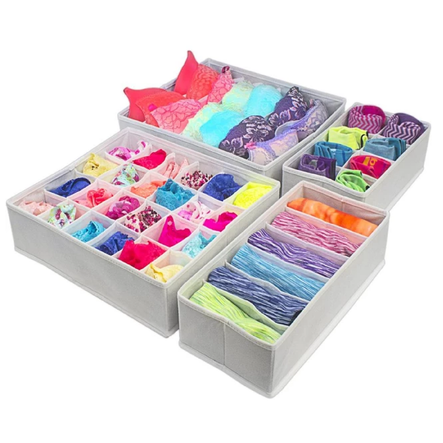 Organizador Ropa Interior medias set x4
